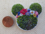 Second view of Mouse Ears Hedge with Flowers Needle Minder,.