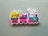 First view of the Easter Train Needle Minder