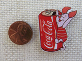 Second view of Piglet with a Can of Soda Needle Minder.