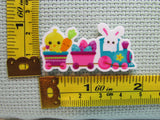 Third view of the Easter Train Needle Minder