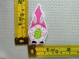 Third view of the Easter Gnome Needle Minder