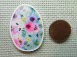 Second view of the Colorful Easter Egg Needle Minder