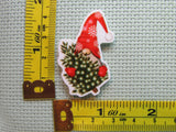 Third view of the Christmas Tree Gnome Needle Minder