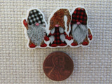 second view of Buffalo Print Gnome Trio Needle Minder.