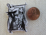 Second view of Jack and Sally in Black and White Needle Minder.