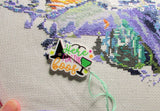 Third view of the Here for the Boos Needle Minder