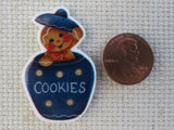 Second view of Gingerbread Cookie Jar Needle Minder.