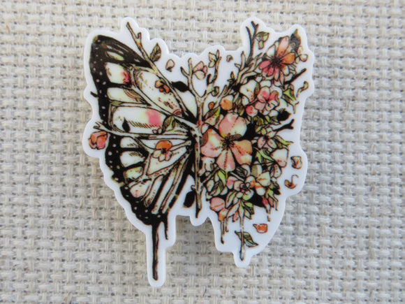 First view of  Half and Half Butterfly Needle Minder.