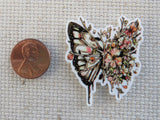 Second view of  Half and Half Butterfly Needle Minder.