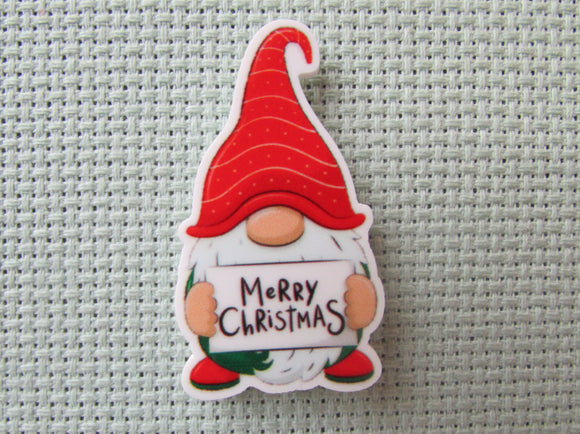 First view of the Merry Christmas Gnome Needle Minder