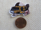 Second view of H is for Hufflepuff Needle Minder.