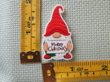 Third view of the Merry Christmas Gnome Needle Minder