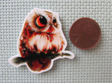 Second view of the Owl Needle Minder