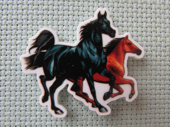 First view of the Running Horses Needle Minder