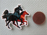 Second view of the Running Horses Needle Minder