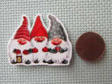 Second view of the A Trio of Cheerful Christmas Gnomes Needle Minder