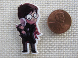 Second view of Harry Potter with a Voldemort Doll Needle Minder.