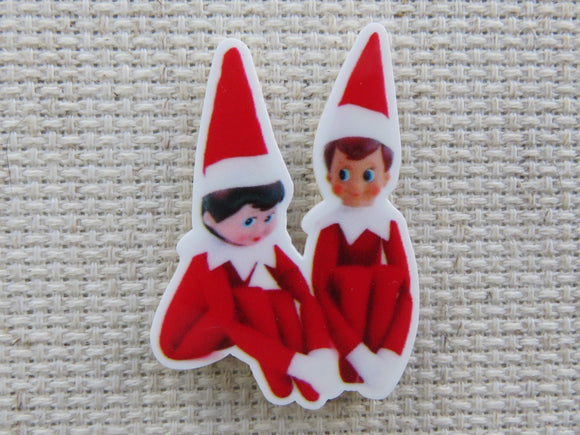 First view of Elves on the Shelf Needle Minder.