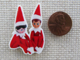 Second view of Elves on the Shelf Needle Minder.