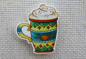 First view of Spiced Pumpkin Mug Needle Minder.