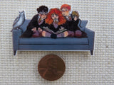 Second view of Three Friends Sitting on a Couch Needle Minder.