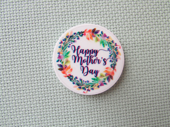First view of the Happy Mother's Day Floral Circle Needle Minder