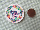 Second view of the Happy Mother's Day Floral Circle Needle Minder
