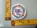 Third view of the Happy Mother's Day Floral Circle Needle Minder