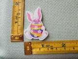 Second view of the Easter Egg Bunny Needle Minder