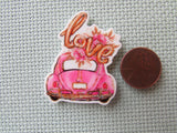 Second view of the Love Bug Needle Minder