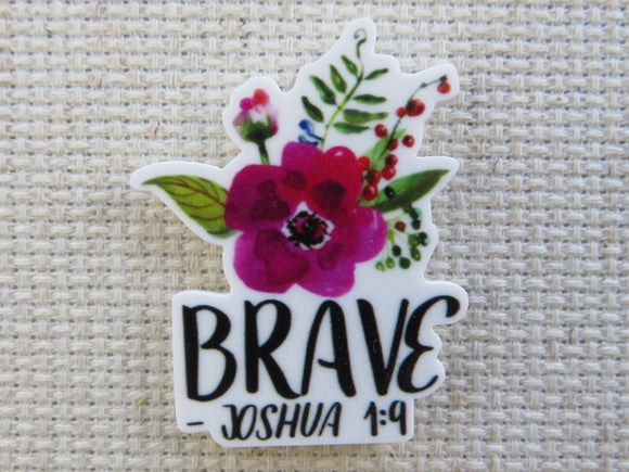 First view of Brave, Joshua 1:9 Needle Minder.