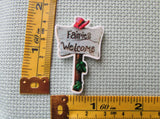 Third view of the Fairies Welcome Sign Needle Minder