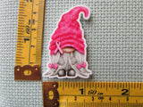 Third view of the Pink Breast Cancer Awareness Gnome Needle Minder