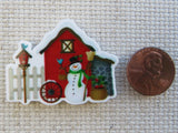 Second view of Christmas Farm Needle Minder.