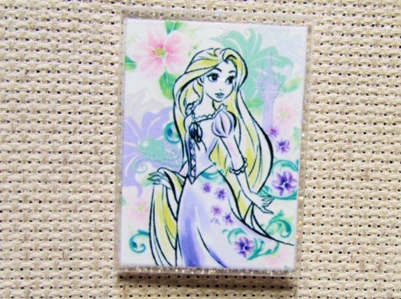 First view of the Glittery Rapunzel Needle Minder