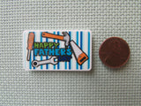 Second view of the Happy Father's Day Needle Minder