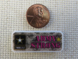 Second view of Army Strong needle minder.