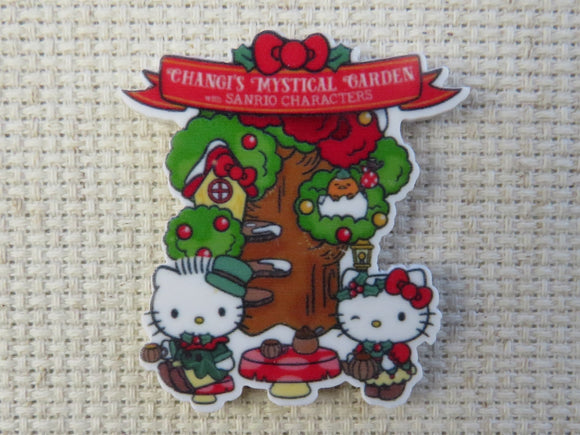 First view of Hello Kitty Musical Garden Needle Minder.