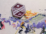 Third view of the Make A Change and Be Well Needle Minder