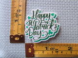 Third view of the Happy St Patrick's Day Needle Minder