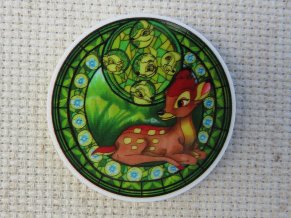 First view of Sitting Bambi Needle Minder.
