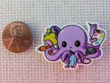 Second view of Crafty Octopus Needle Minder.