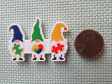 Second view of the Autism Awareness Gnomes Needle Minder