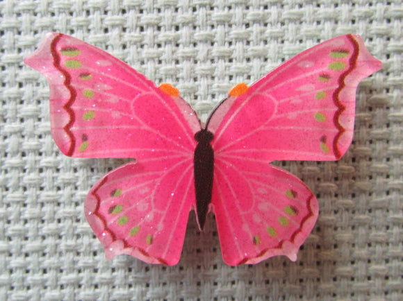 First view of the Pink Butterfly Needle Minder