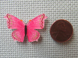 Second view of the Pink Butterfly Needle Minder