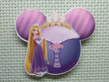 First view of the Rapunzel in front of a Themed Mouse Head Needle Minder