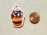 Second view of the Chocolate Desert Cup Needle Minder