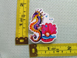 Third view of the Seahorse and Clam Needle Minder