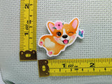 Third view of the Winking Corgi Needle Minder