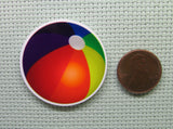 Second view of the Beach Ball Needle Minder